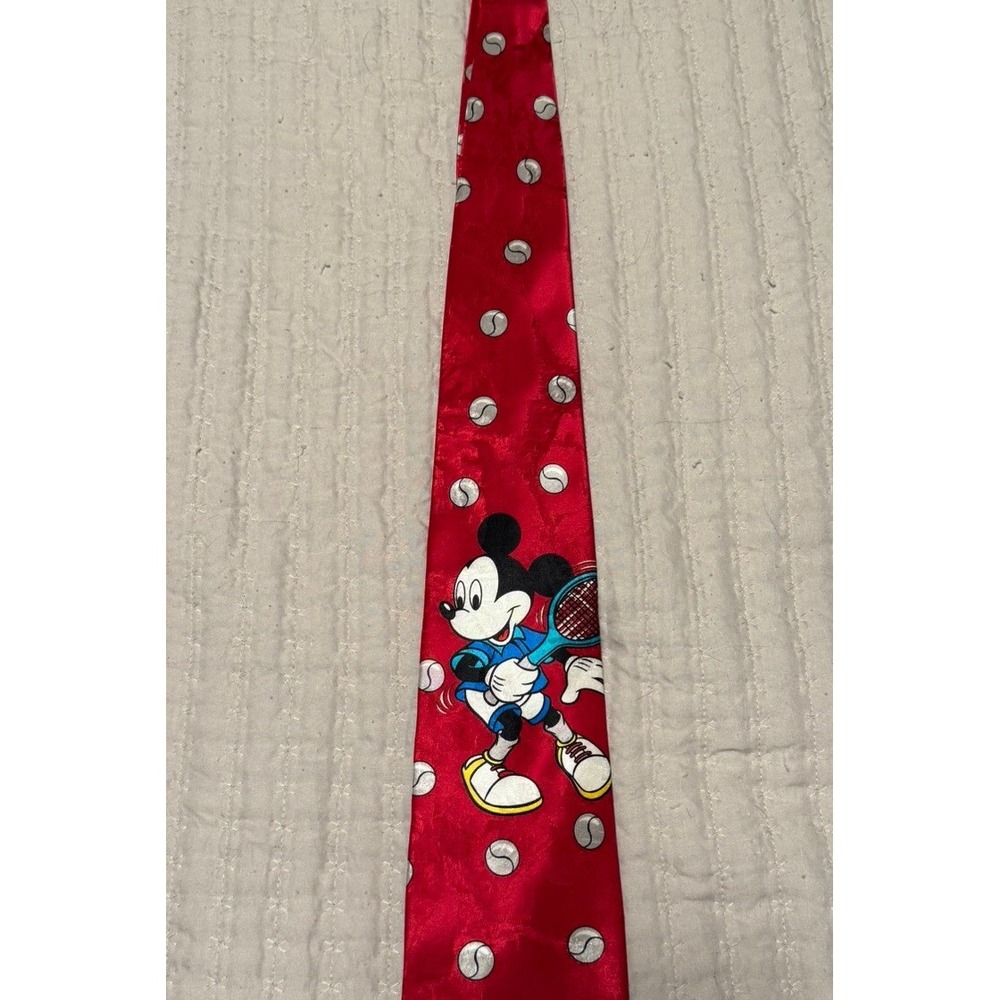 Disney‎ Mickey Mouse Tennis Tie - Picture 2 of 3